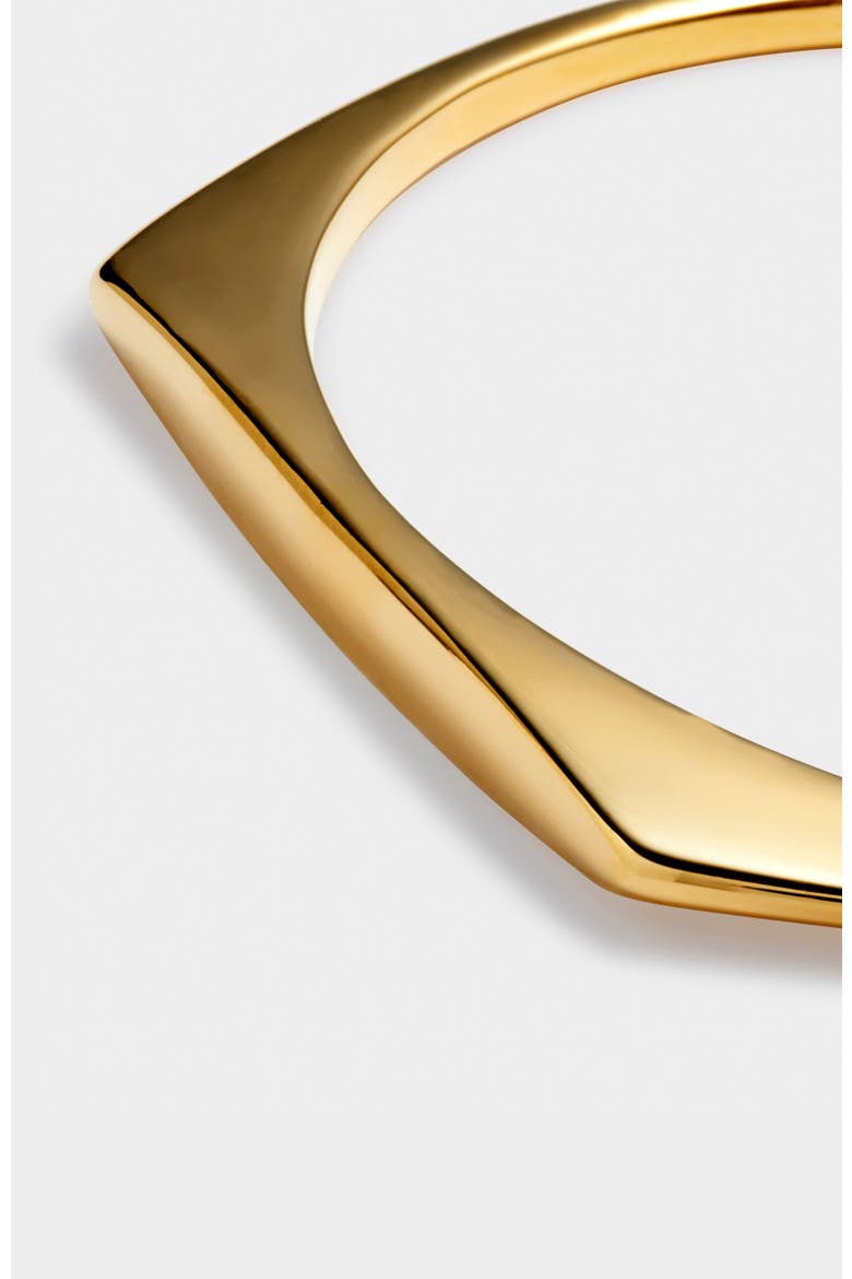 Signet Bangle, Alternate, color, Gold