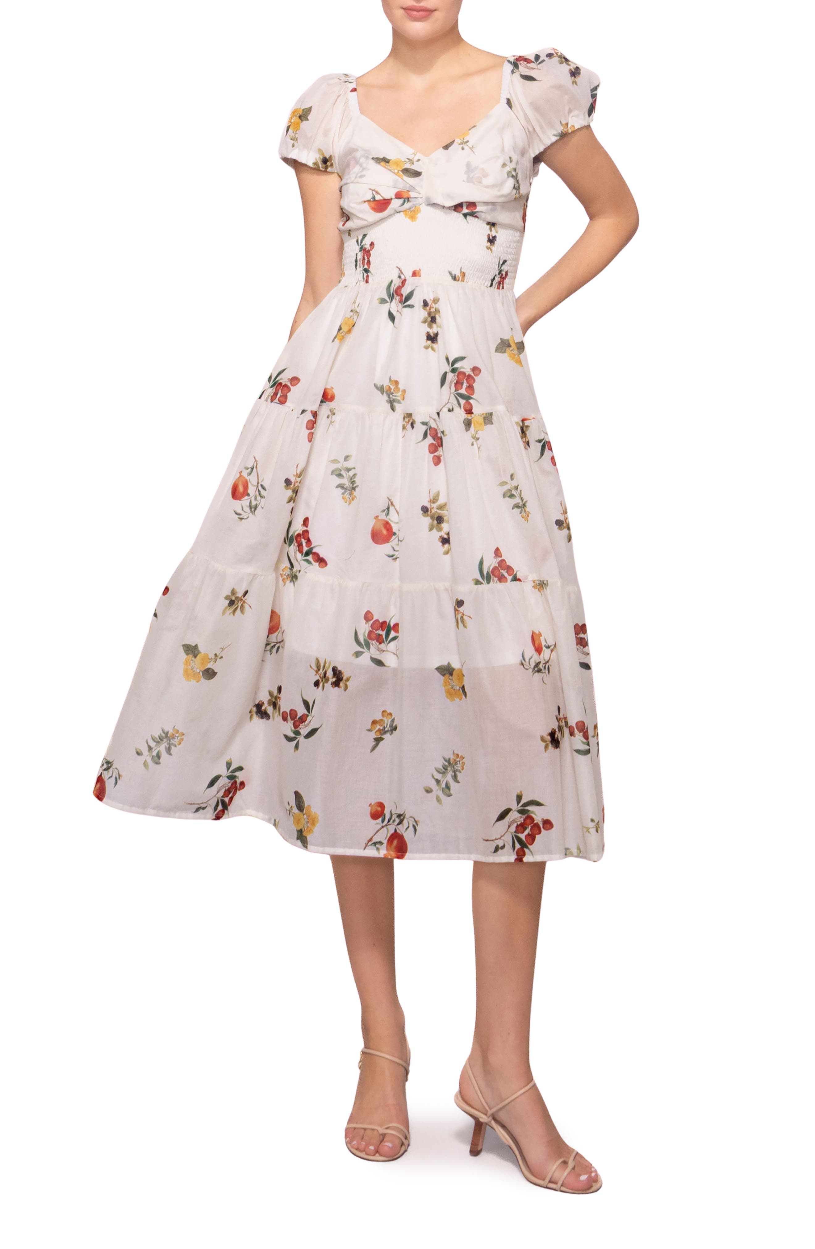Ditsy Print Midi Dress - image 3