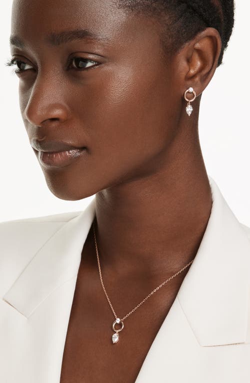 Swarovski Mesmera Drop Earrings & Pendant Necklace Set In Multi