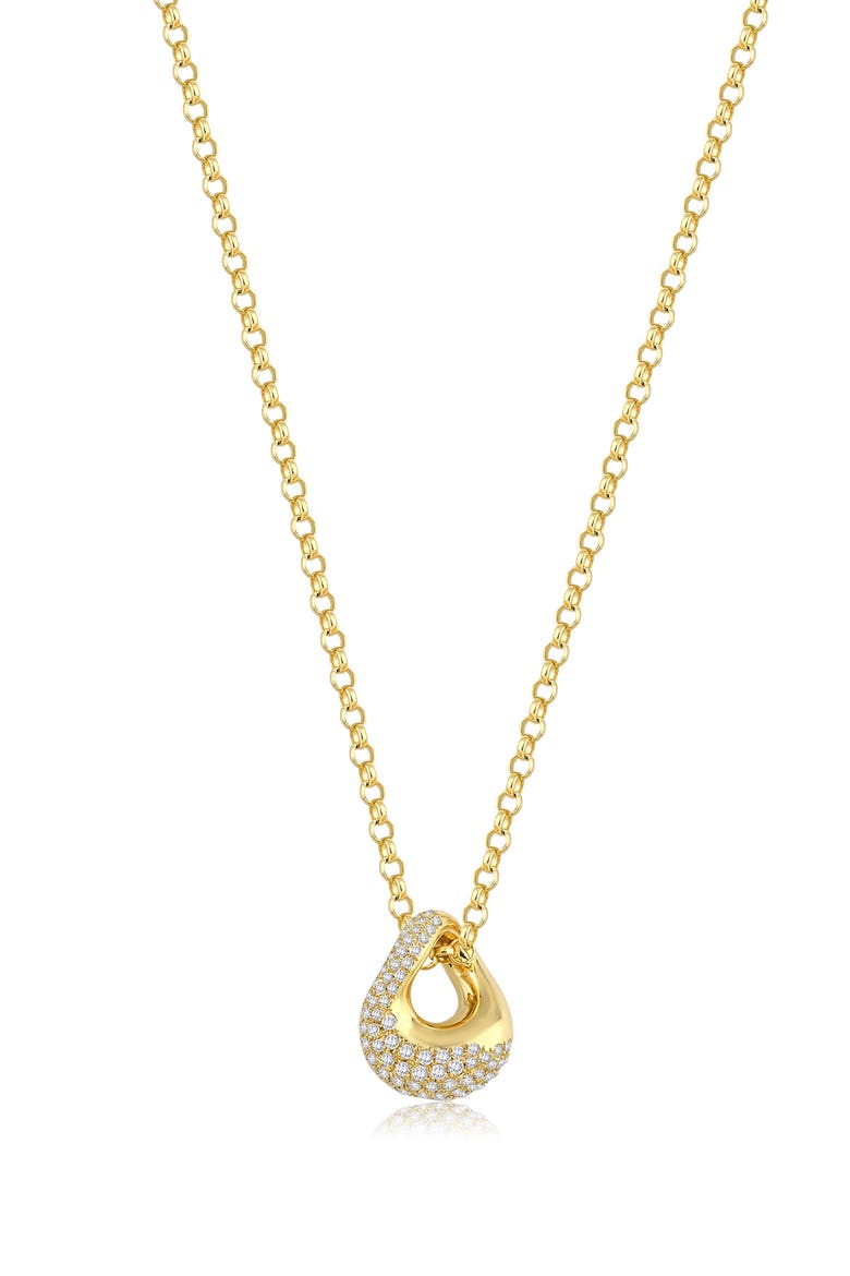 Lucid Diamond Pendant Necklace, Main, color, GOLD