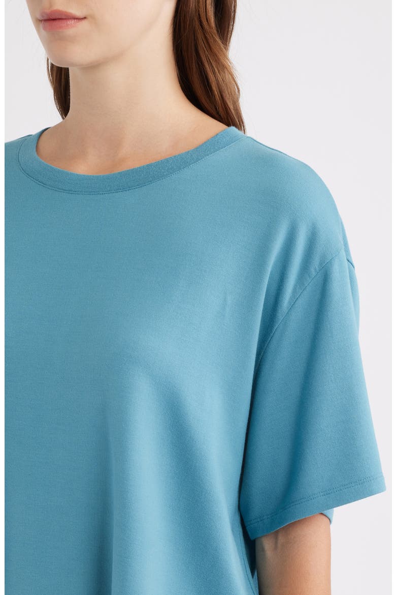Comfy Jersey Pajamas, Alternate, color, TEAL STORM