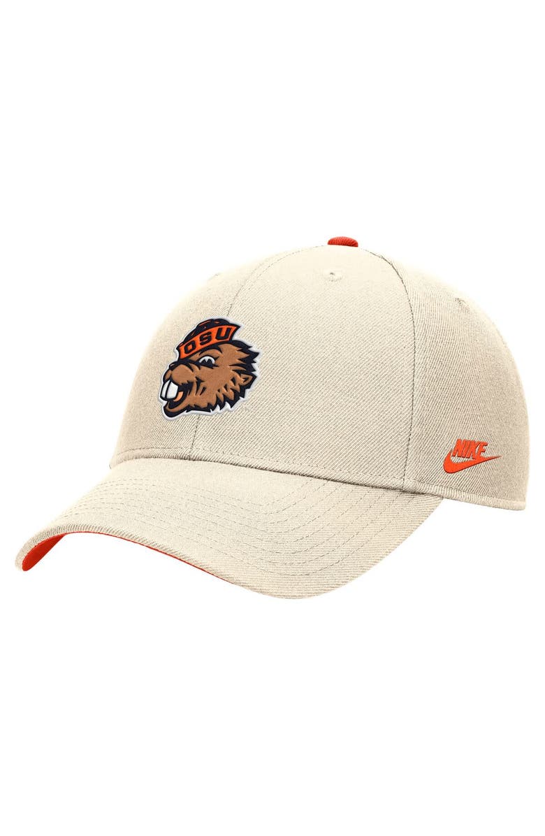 Nike Men's Nike Natural Oregon State Beavers Vintage Rise Dri-FIT Adjustable Hat, Main, color, 