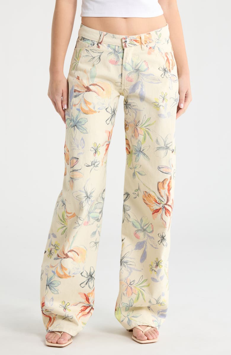 Steve Madden Rori Barrel Jeans, Main, color, Vintage Ivory