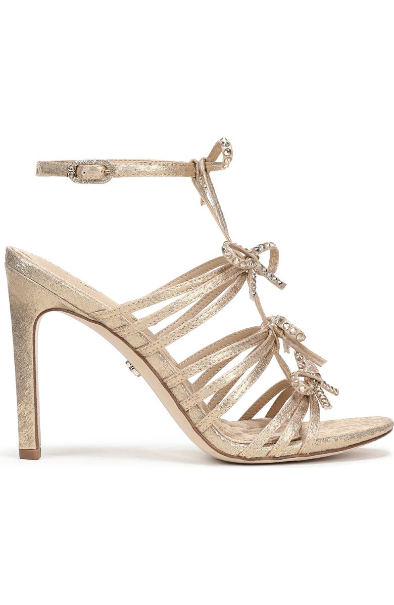 Sam Edelman Iman Ankle Strap Sandal, Alternate, color, Soft Gold