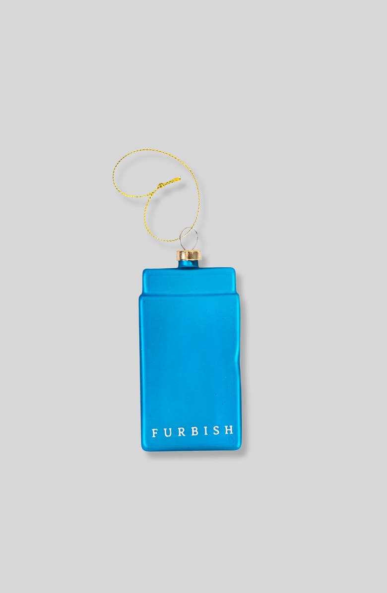 Furbish Matchbook Ornament - Mykonos, Alternate, color, Blue