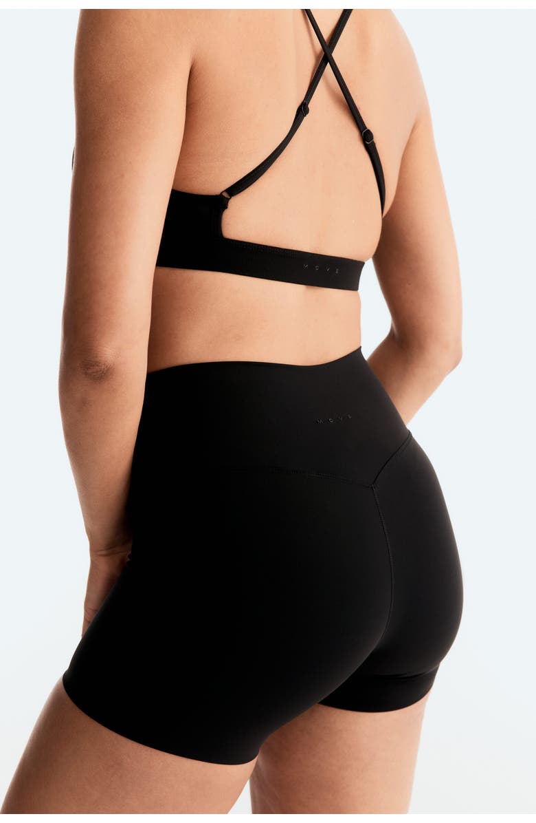 H&M Sports Hotpants With Sculptmove, Alternate, color, Black