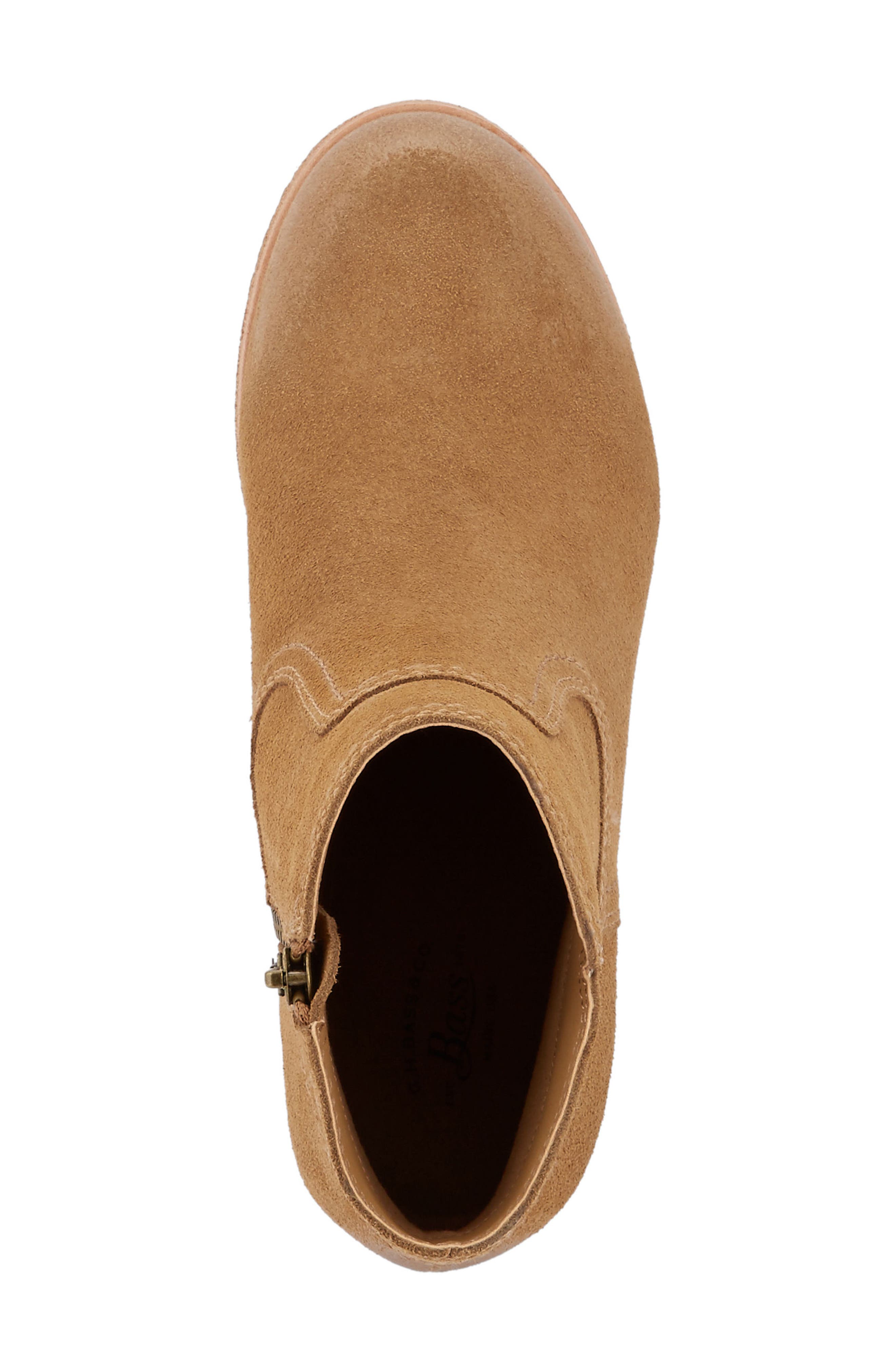 Rosanne Wedge Bootie, Alternate, color, CAMEL SUEDE
