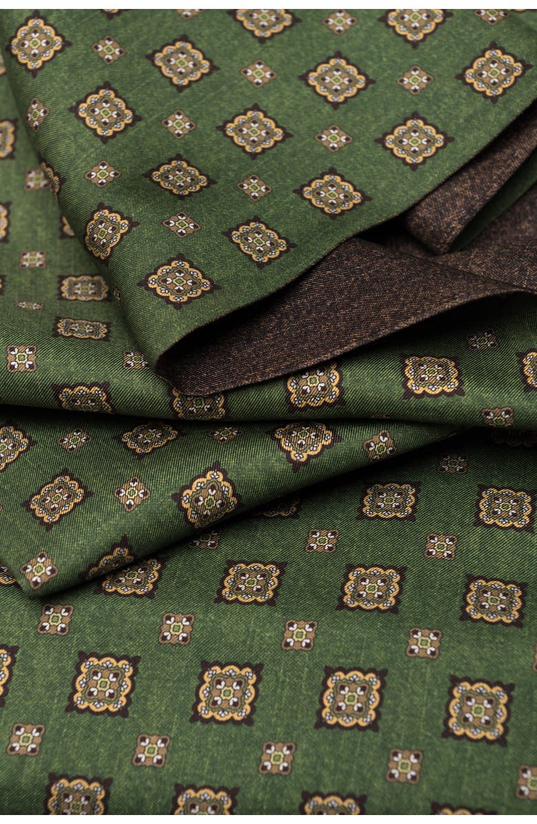 Elizabetta Volterra - Silk Scarf for Men, Alternate, color, Green