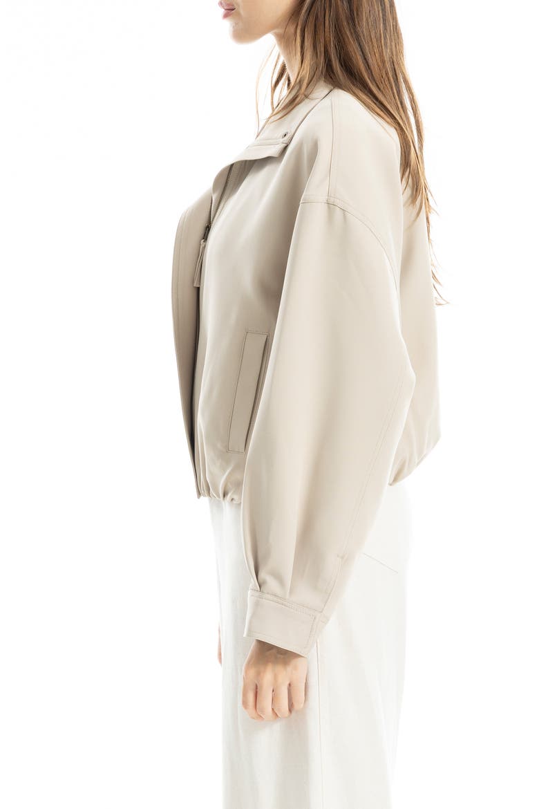 Bubble Hem Jacket, Alternate, color, PUMICE