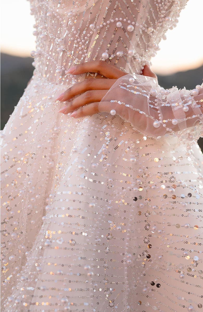 Untamed Petals Siena Mini Dress, Alternate, color, Ivory