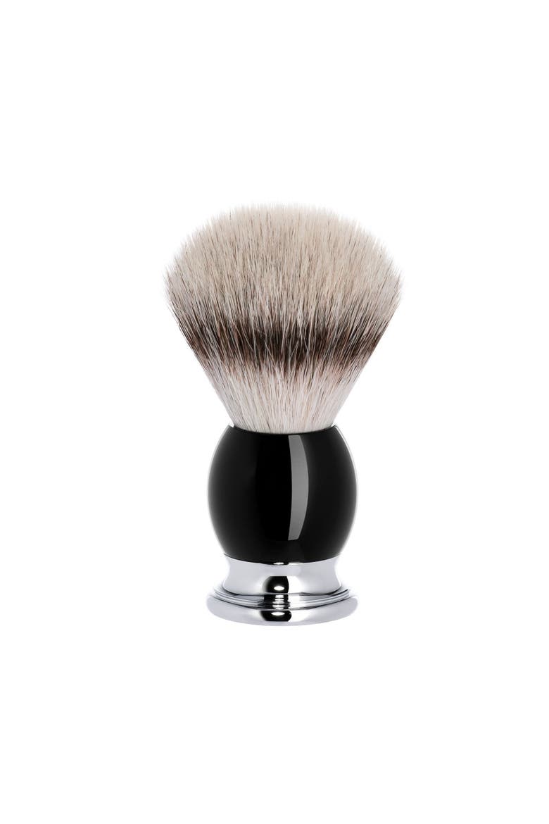 Sophist Black Silvertip Fiber Shaving Brush, Main, color, Black