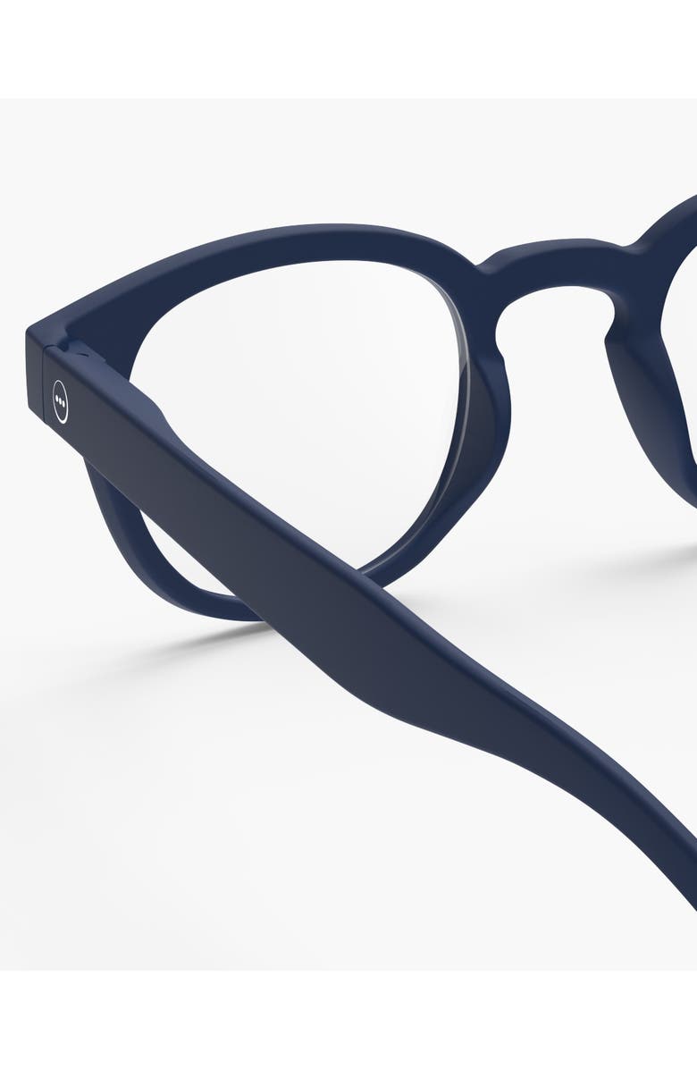 IZIPIZI #C 49mm Square Reading Glasses, Alternate, color, Navy Blue