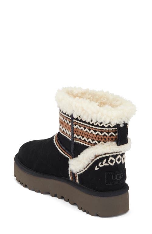 Ugg Atherson Mini Boots Round Toe In Animal Print