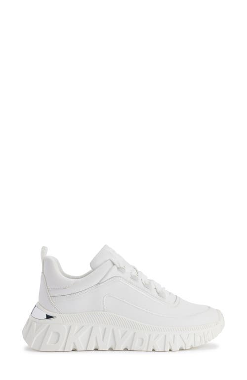 Shop Dkny Lacombe Platform Sneaker In White