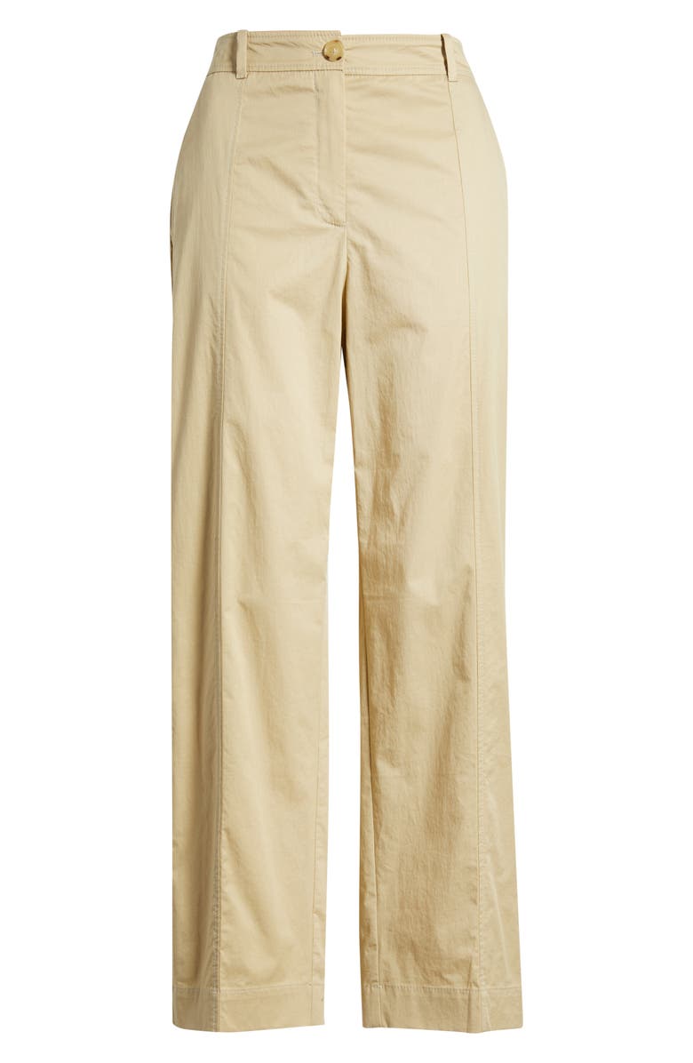 BOSS Tecarino Straight Leg Crop Pants, Alternate, color, Medium Beige