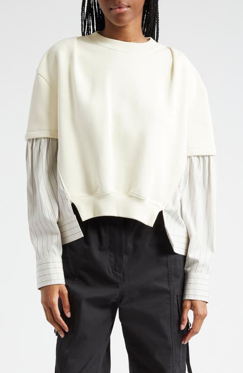 3.1 2024 Phillip Lim Bordeaux Ribbed Flare Sleeve Blouse