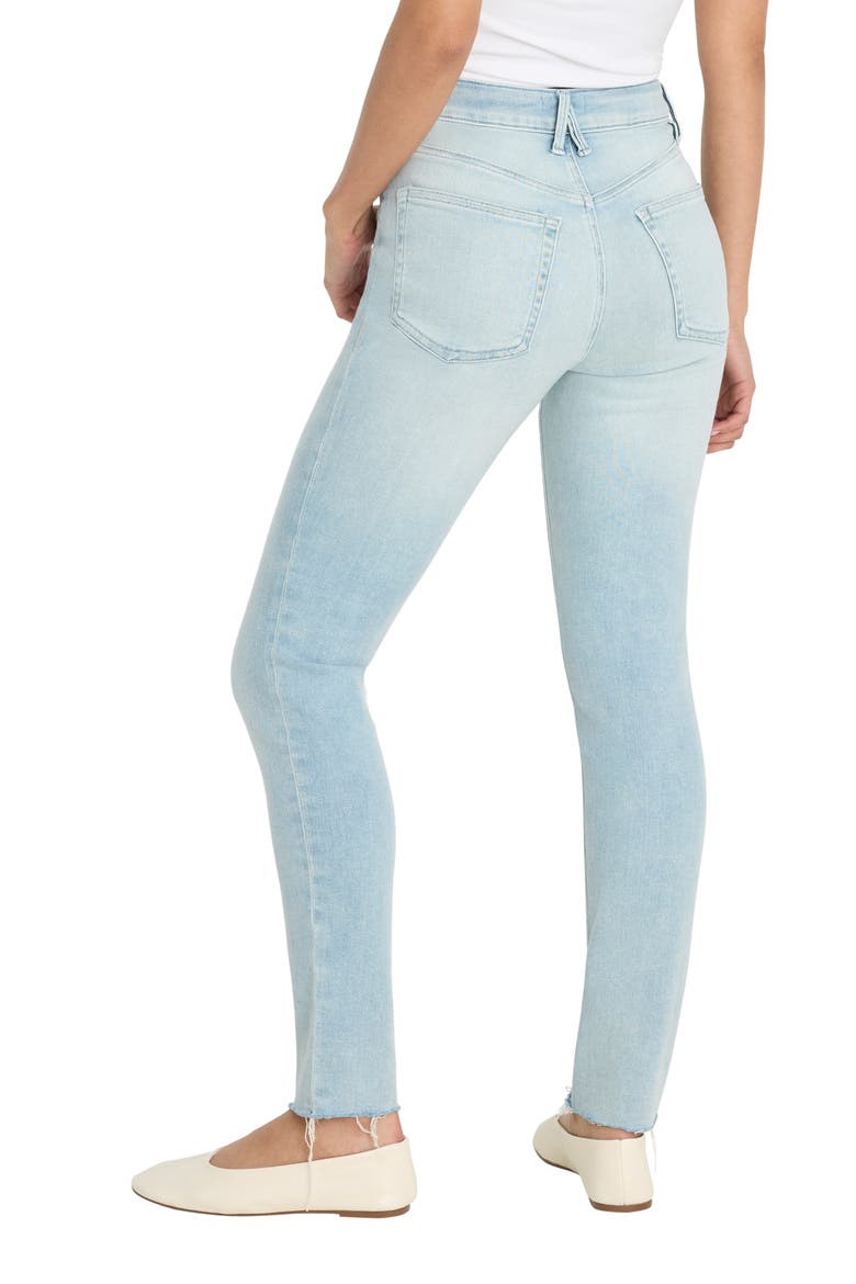 Soft-Tech Good Legs Raw Hem Skinny Jeans, Alternate, color, INDIGO1129