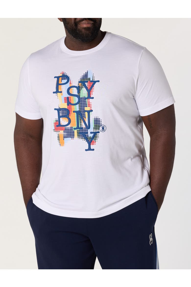 Big & Tall Wes Graphic Tee, Main, color, WHITE