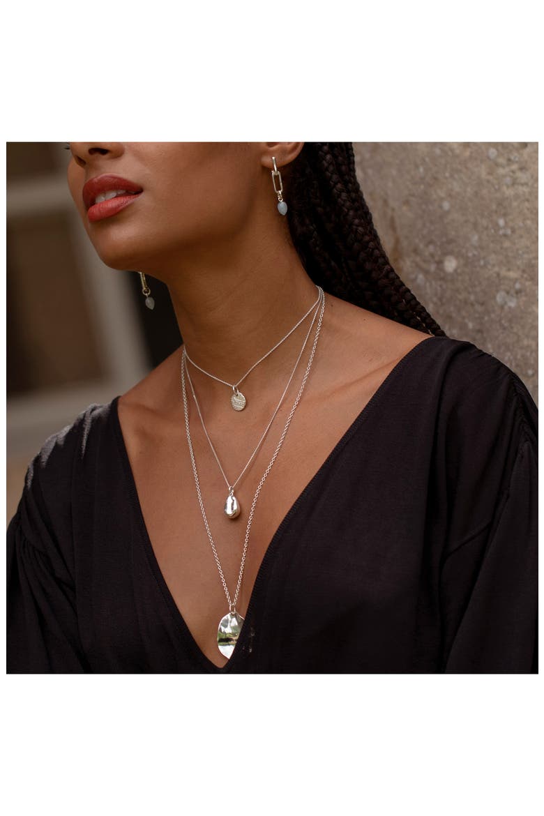 Rolo Chain Necklace, Alternate, color, SILVER