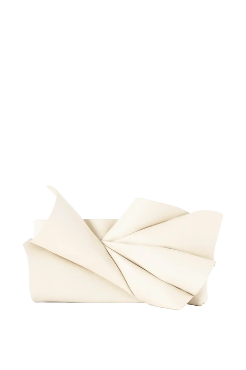 Midnight Bloom Leather Clutch