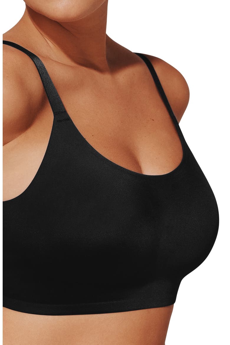 Adjustable Wireless Bra, Alternate, color, BLACK