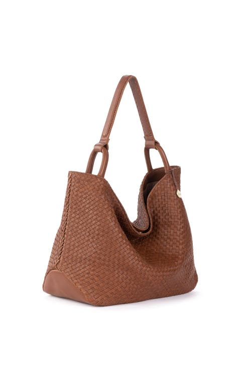 The Sak Los Feliz Large Tote Leather Bag In Brown