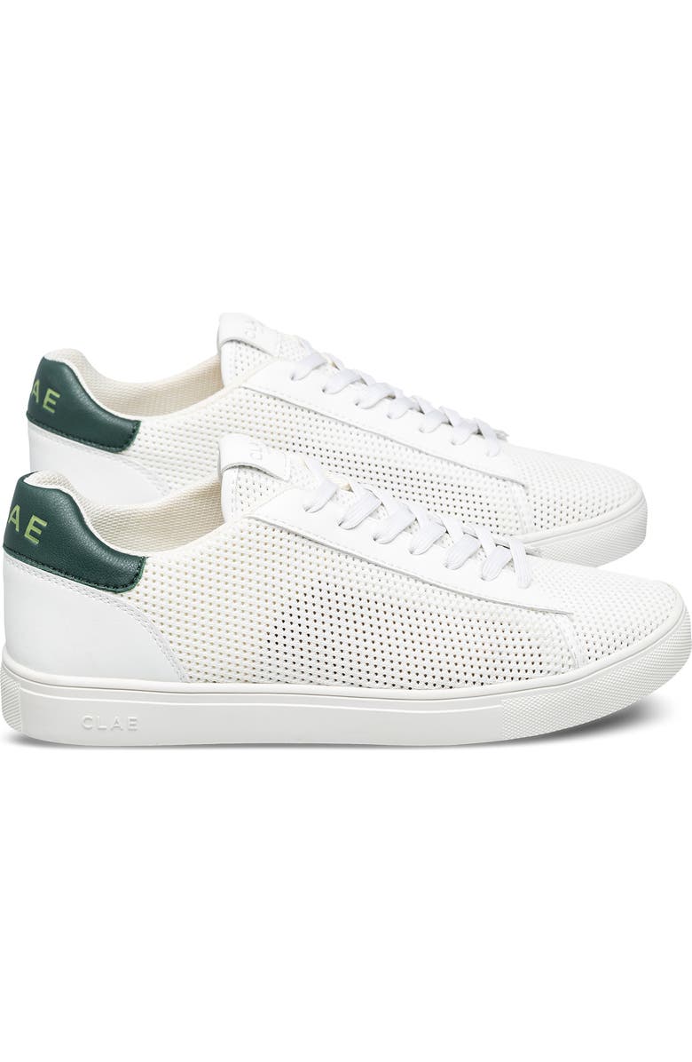CLAE Bradley Knit Sneaker, Alternate, color, White Pine Needle