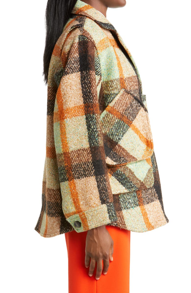 Smythe Women's Barn Plaid Shirt Jacket, Alternate, color, 