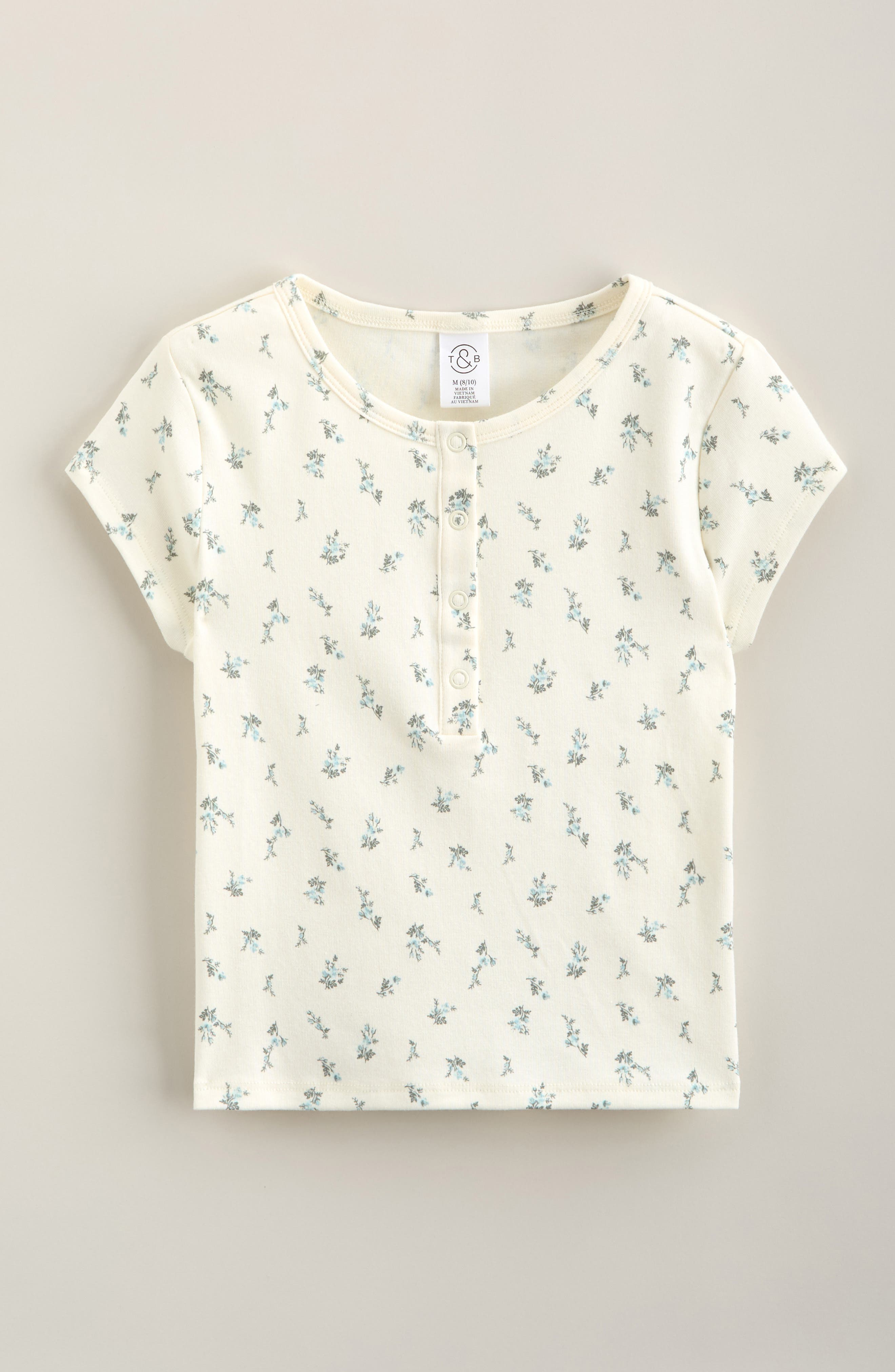 IVORY- BLUE BECKY DITSY