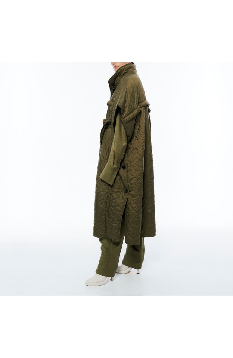 Nicole Benefield Portfolio Quilted Cape, Alternate, color, Olive