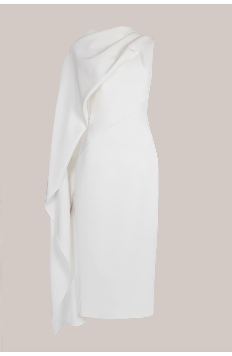 Roksanda Edith Crepe Bridal Dress, Alternate, color, Ivory