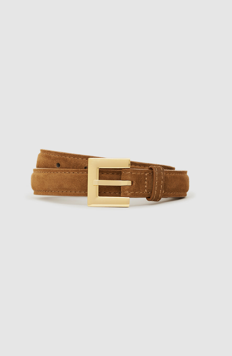 ANINE BING Nicola Belt, Alternate, color, Tobacco
