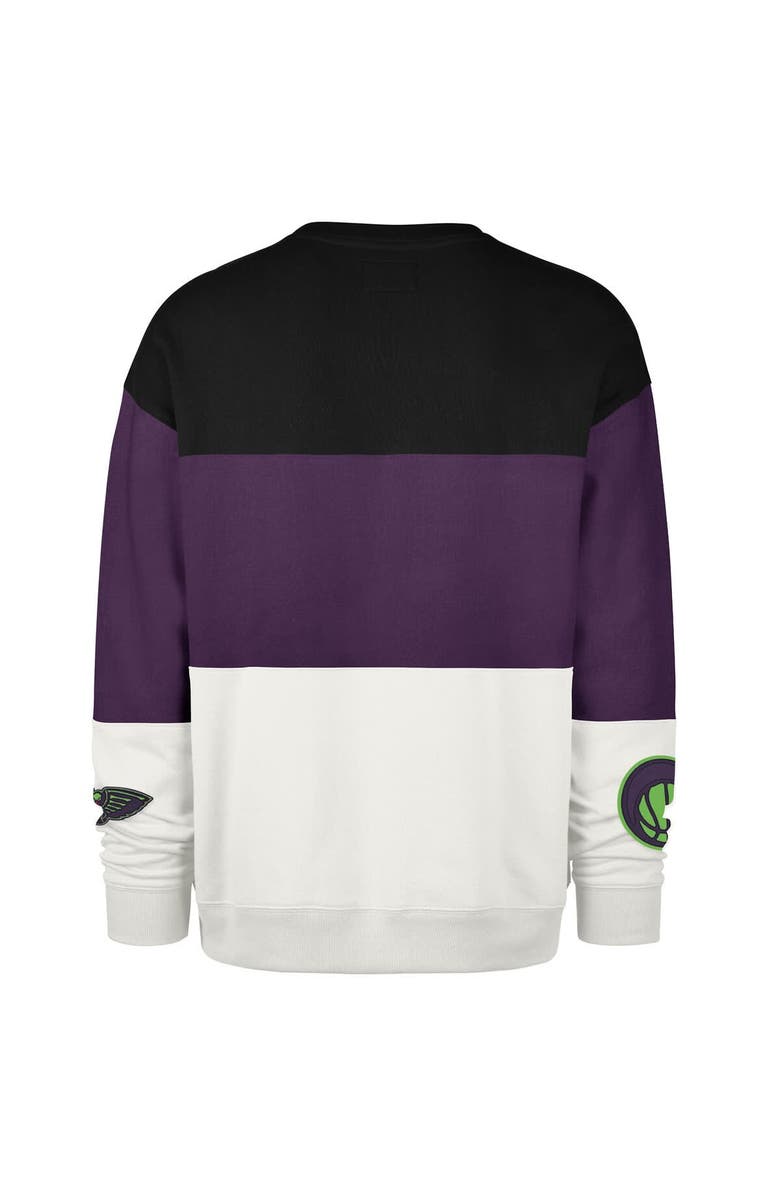 '47 Unisex '47 Purple New Orleans Pelicans 2024/25 City Edition On Five Maximalist Pullover Sweatshirt, Alternate, color,
