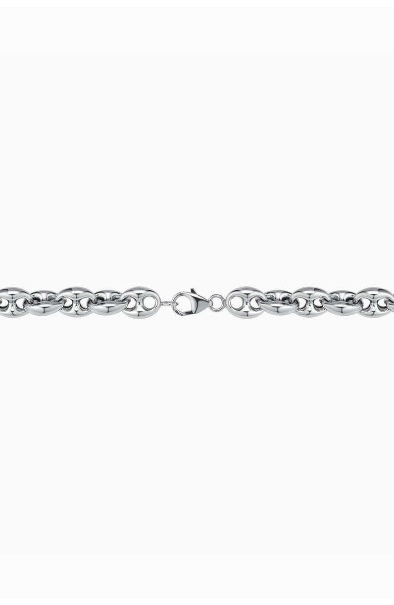 Oradina Sterling Silver Chunky Mariner Bracelet, Alternate, color, Silver