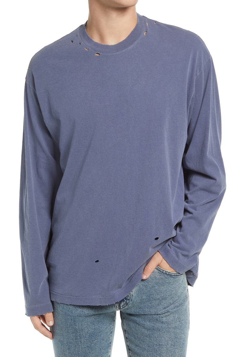 John Elliott Men's Folsom Long Sleeve T-Shirt, Main, color, 