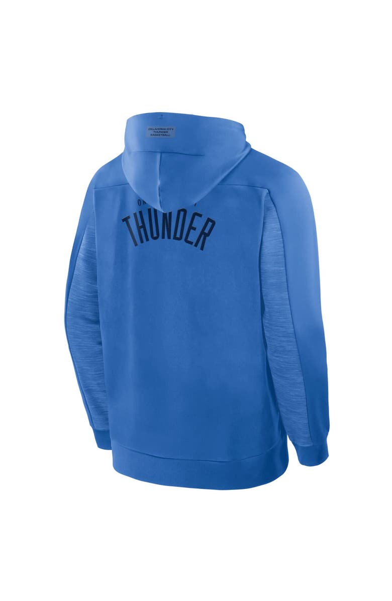 FANATICS Men's Fanatics Blue Oklahoma City Thunder Back Door Cut Play Defender Full-Zip Hoodie, Alternate, color, Blue