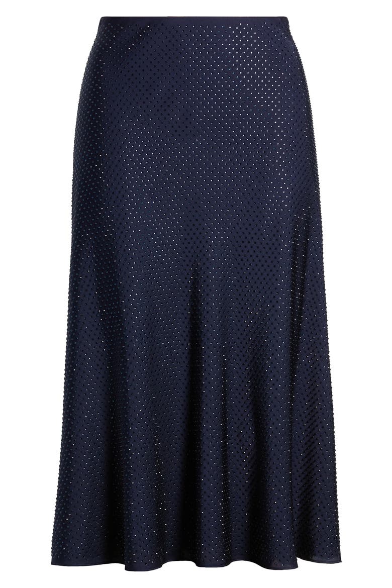 Dallas Studded Skirt, Alternate, color, MIDNIGHT BLUE