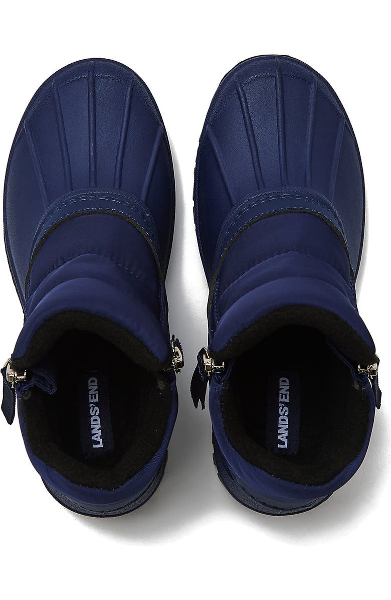 Lands' End Kids Cloud Puffer Waterproof Snow Boots, Alternate, color, Medieval Blue