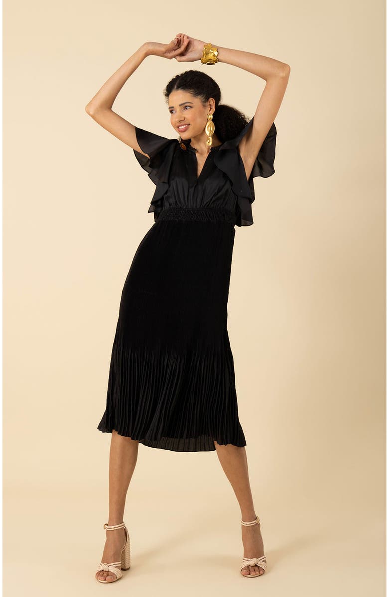 Hale Bob Della Solid Maxi Dress, Alternate, color,