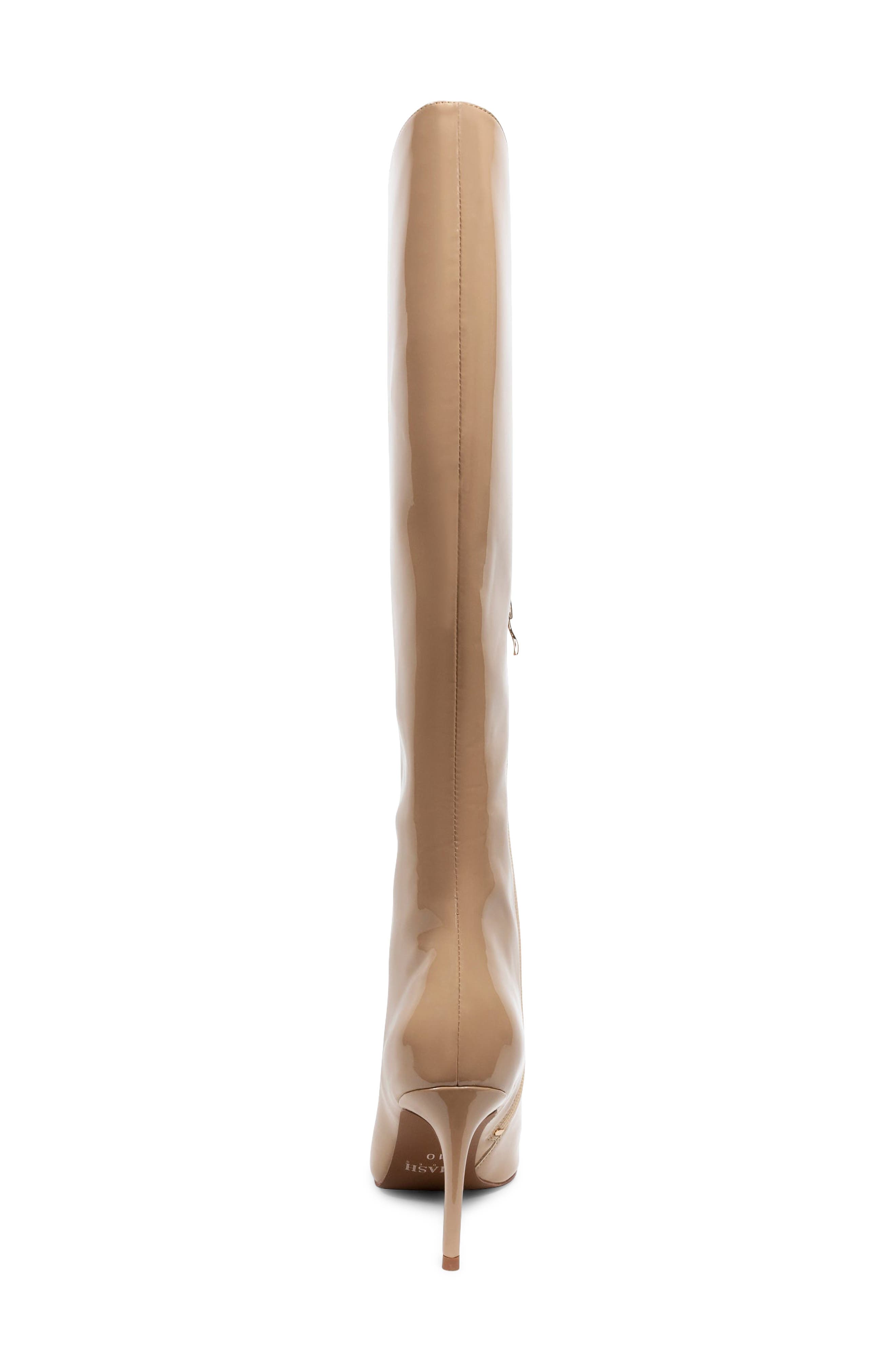 Kay Faux Leather Knee High Boot, Alternate, color, TAN