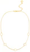 Panacea Open Clover Station Necklace