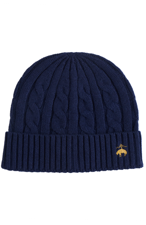 Cashmere Blend Classic Cable Hat