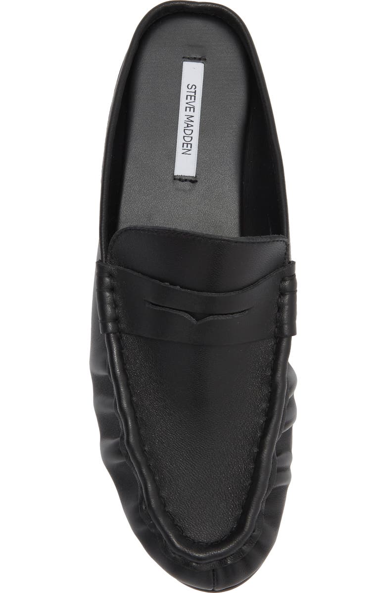 Steve Madden Rafe Loafer Mule, Alternate, color, Black Leather