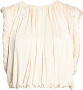 HEIRLOME Effie Draped Silk Top
