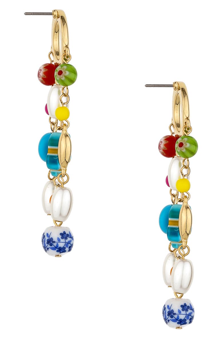 Ettika Beaded Drop Earrings, Alternate, color, 