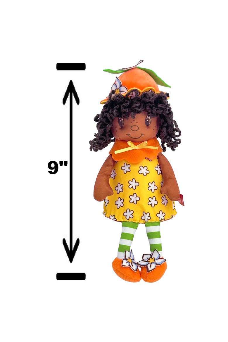 Pop n Flip 9 Inch Orange Blossom Plush Doll, Alternate, color, Orange