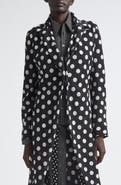 Junya Watanabe Polka Dot Georgette Cutaway Jacket