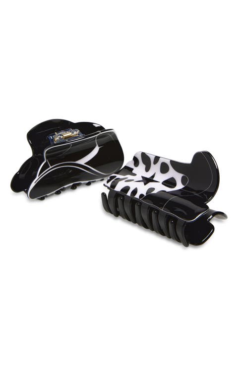 Assorted 2-Pack Western Claw Clips