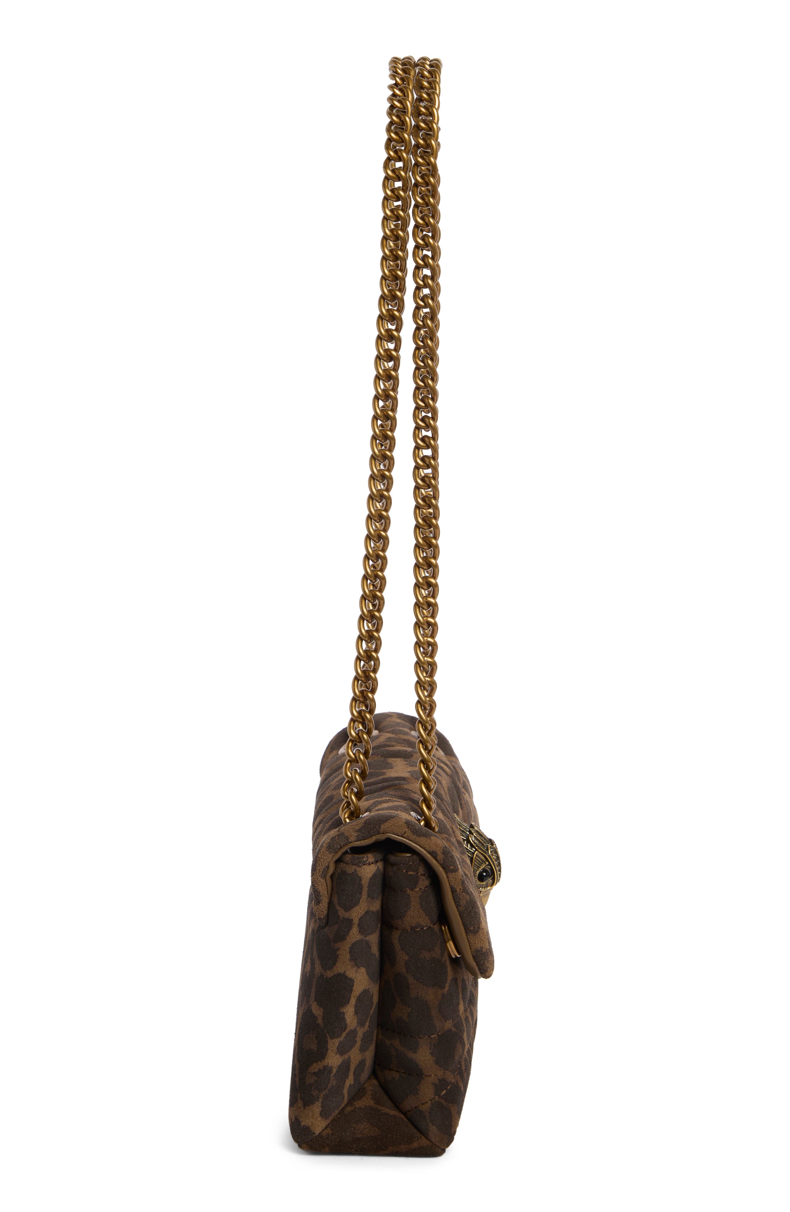 Mini Union Jack Leather Crossbody Bag, Alternate, color, OPEN BROWN