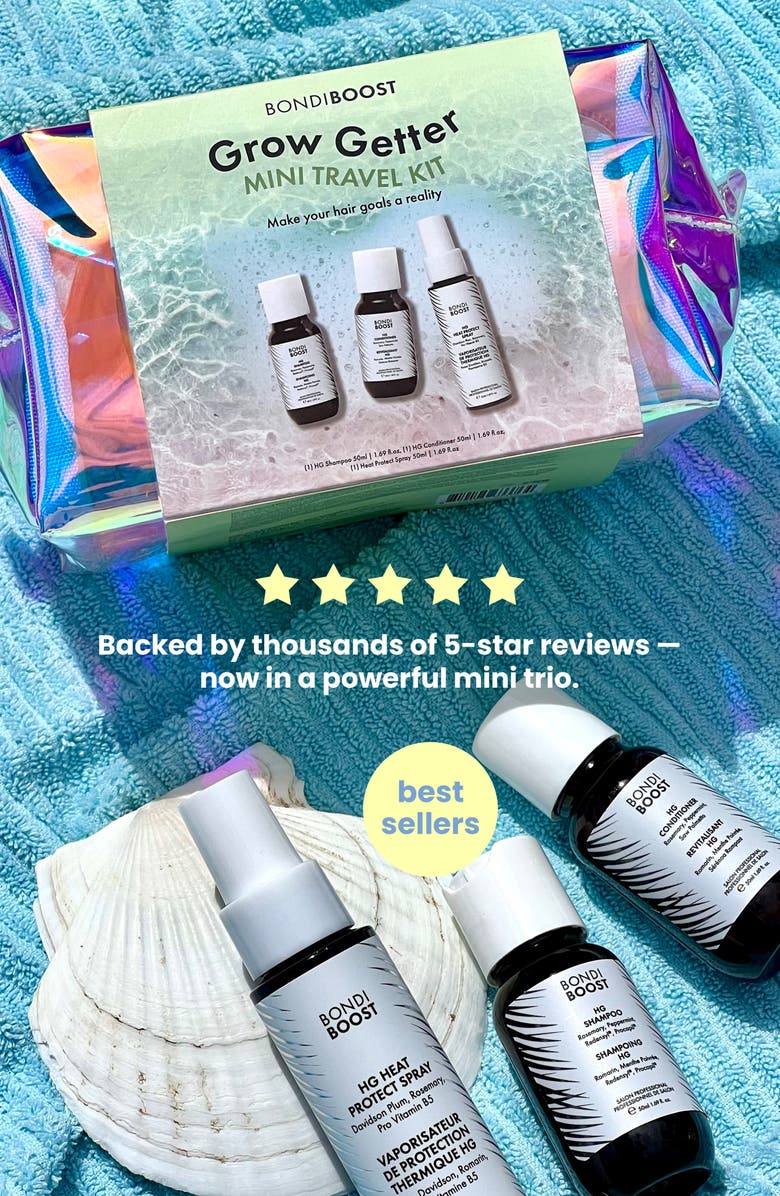 BONDI BOOST Grow Getter Mini Travel Hair Kit $48 Value, Alternate, color, 